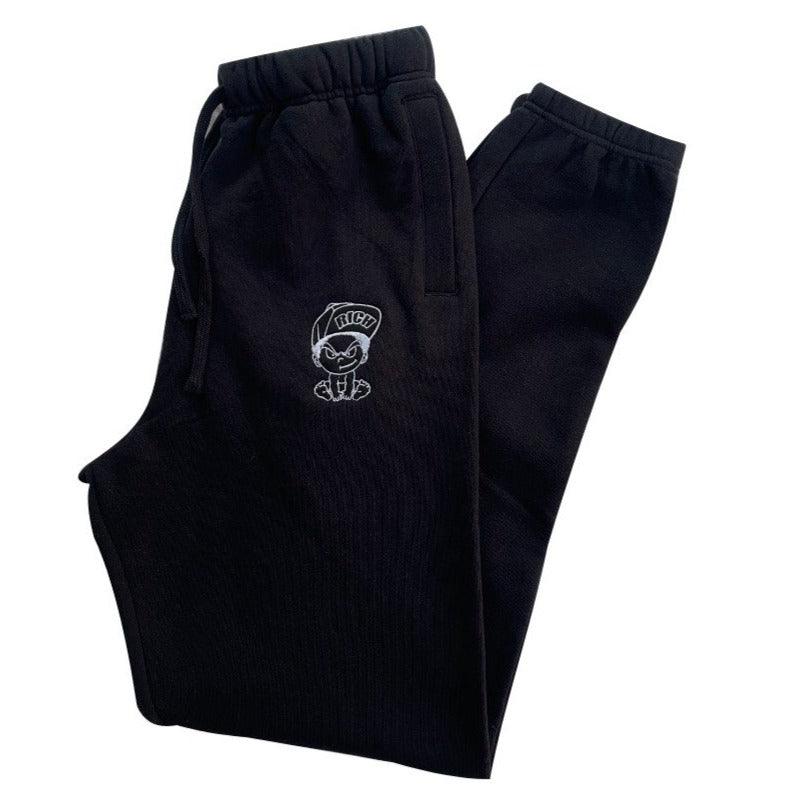 Premium Black Baby Sweats - Rich Baby Clothing